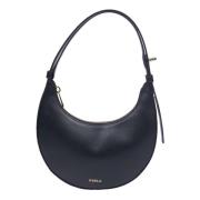 Zwarte Schoudertas Compacte Elegantie Furla , Black , Dames