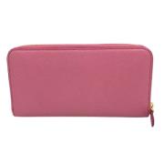 Pre-owned Leather wallets Louis Vuitton Vintage , Pink , Dames