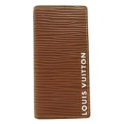 Pre-owned Leather wallets Louis Vuitton Vintage , Brown , Unisex