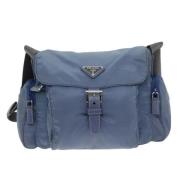 Pre-owned Fabric prada-bags Prada Vintage , Blue , Dames