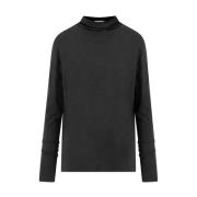 Lange Mouw Top Liz Knit-ted , Black , Dames