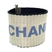 Pre-owned Fabric bracelets Chanel Vintage , White , Dames