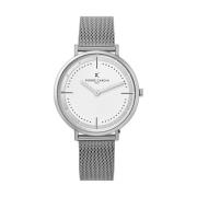 Zilveren Heren Quartz Analoog Horloge Pierre Cardin , Gray , Heren