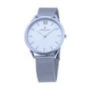 Zilveren Heren Quartz Analoog Horloge Pierre Cardin , Gray , Heren