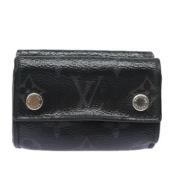 Pre-owned Canvas wallets Louis Vuitton Vintage , Black , Dames