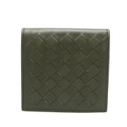 Pre-owned Leather wallets Bottega Veneta Vintage , Green , Dames