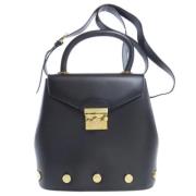 Pre-owned Leather handbags Salvatore Ferragamo Pre-owned , Black , Dam...