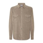 Corduroy Western Style Shirt Jacob Cohën , Gray , Heren