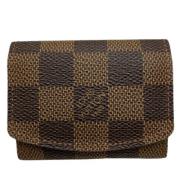 Pre-owned Canvas wallets Louis Vuitton Vintage , Brown , Unisex