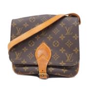 Pre-owned Fabric shoulder-bags Louis Vuitton Vintage , Brown , Dames