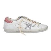 Witte Super Star Sneakers Vintage Stijl Golden Goose , White , Dames