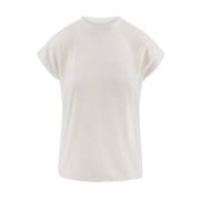 Schildpad Top met Structuur Zusss , White , Dames