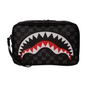 Drip Check Shark Unisex Pochette Sprayground , Black , Heren