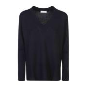 Blauwe Sweaters voor Stijlvolle Look Le Tricot Perugia , Blue , Dames