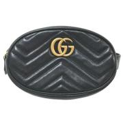 Pre-owned Leather gucci-bags Gucci Vintage , Black , Dames