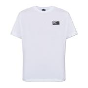 Katoenen T-shirt Emporio Armani EA7 , White , Heren