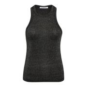 Glitter Tank Top 96-Black Co'Couture , Black , Dames