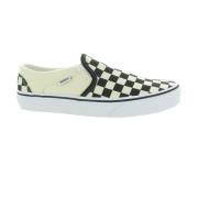 Geruite Damesschoenen Vans , White , Dames