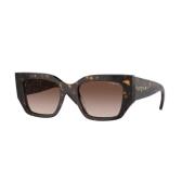 Bruin Gradient Zonnebril Vogue , Brown , Unisex