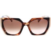 Zonnebril met Gradient Lenzen Prada , Brown , Dames