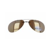 Aviator Zonnebril Gouden Polycarbonaat Lenzen Silhouette , Brown , Dam...