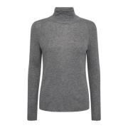 Rollneck Gebreide Trui Sharkskin MOS Mosh , Gray , Dames