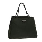 Pre-owned Fabric totes Prada Vintage , Green , Dames