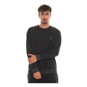 Effen Crewneck Sweatshirt Boss , Black , Heren