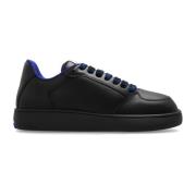 Leren sneakers Burberry , Black , Heren