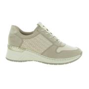 Casual Herenschoenen Rieker , Beige , Dames