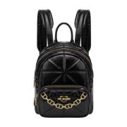 Zwarte rugzak met stijl Jc4157Pp1Llq Love Moschino , Black , Dames