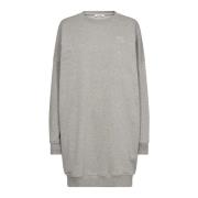 Oversize Sweat Dress Sweatshirts Grey Melan Co'Couture , Gray , Dames