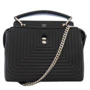 Pre-owned Leather handbags Fendi Vintage , Black , Dames