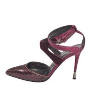 Pre-owned Satin heels Tom Ford Pre-owned , Purple , Dames