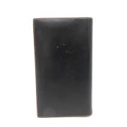 Pre-owned Leather wallets Hermès Vintage , Black , Dames