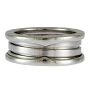 Pre-owned White Gold rings Bvlgari Vintage , Gray , Dames