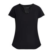 T-shirt Henley Zadig & Voltaire , Black , Dames