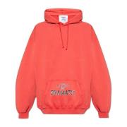 Hoodie Vetements , Red , Heren