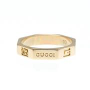 Pre-owned Rose Gold rings Gucci Vintage , Yellow , Dames