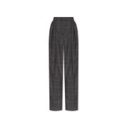 Geruite Broek Emporio Armani , Gray , Dames