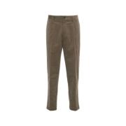 Corduroy Broek met Zakken Paolo Pecora , Green , Heren