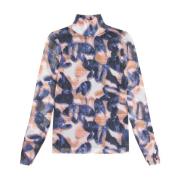 Blouse met Print en Koorddetail Munthe , Multicolor , Dames