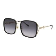 Stijlvolle zonnebril Gg1016Sk Gucci , Black , Dames