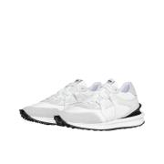 Witte Leren Sneakers Fw23 Stijl Mikakus Barcelona , White , Unisex