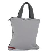 Pre-owned Fabric totes Prada Vintage , Gray , Dames