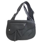 Pre-owned Leather shoulder-bags Dior Vintage , Black , Dames