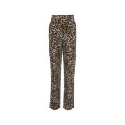 Bruine Broek Aw24 Elisabetta Franchi , Brown , Dames