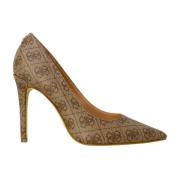 Elegant Print Stiletto Pumps Guess , Beige , Dames