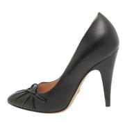 Pre-owned Leather heels Gucci Vintage , Black , Dames