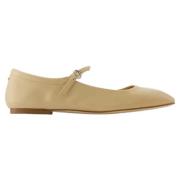 Leather flats aeyde , Beige , Dames